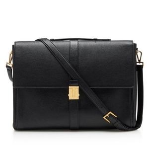 Tom Ford Men's T-Clip Leather Briefcase NEW w/bag